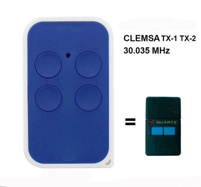 Mando de garaje CLEMSA TX-1 TX-2